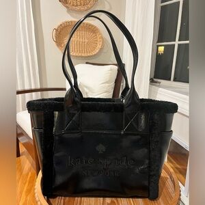Kate Spade Black Leather Tote